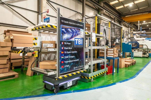 西班牙汽車行業(yè)塑料配件工廠中的自主移動機器人助力礦山機械生產